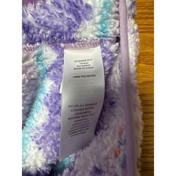 Eddie Bauer Girls Quest Plush Fleece Hooded Jacket Size M - Picture 8 of 10